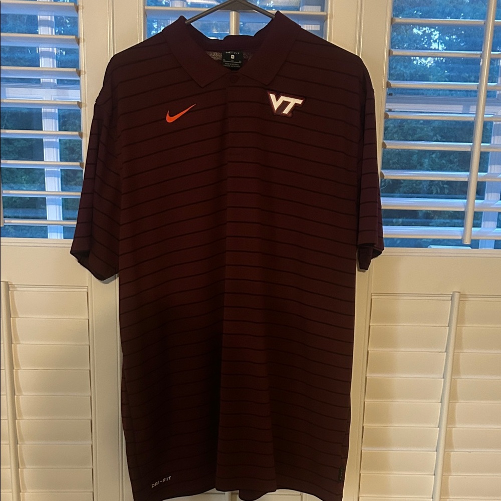 Nike Virginia Tech Hokies 2021 Sideline Gear Polo